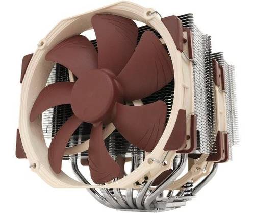 מאוורר NOCTUA NH-D15 250W TDP DUAL 140mm FAN Intel/Amd Brown - תמונה נוספת