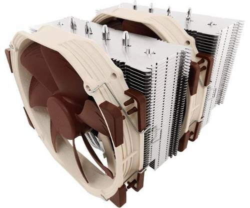 מאוורר NOCTUA NH-D15 250W TDP DUAL 140mm FAN Intel/Amd Brown - מבט קרוב