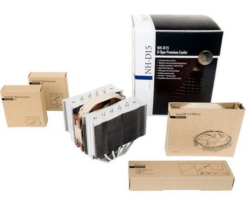 מאוורר NOCTUA NH-D15 250W TDP DUAL 140mm FAN Intel/Amd Brown - תמונה 5