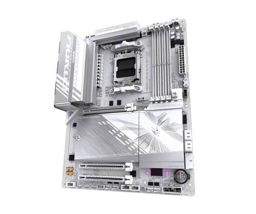 לוח אם GIGABYTE B850 AORUS ELITE WIFI7 ICE DDR5 AM5 BT 2.5GB - מבט קרוב