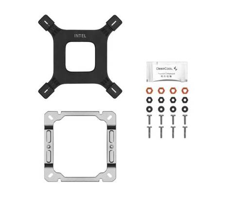 קירור אוויר DeepCool AG400 White 220W TDP 150mm RGB - ₪192.0 - זווית נוספת