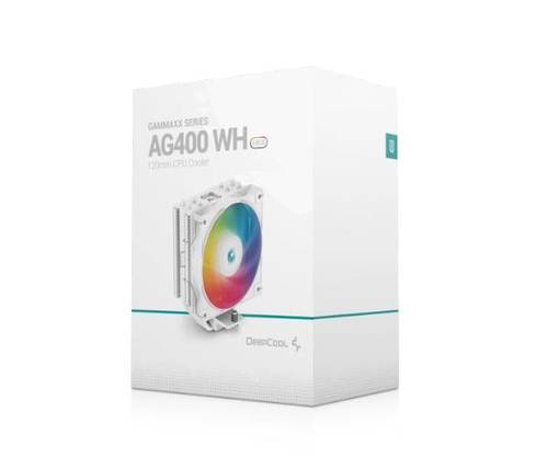 קירור אוויר DeepCool AG400 White 220W TDP 150mm RGB - ₪192.0 - תמונה 8