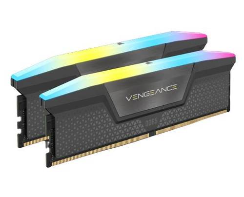 זכרון לנייח Corsair Vengeance RGB DDR5 32GB 2X16 6000Mhz C38 - זווית נוספת