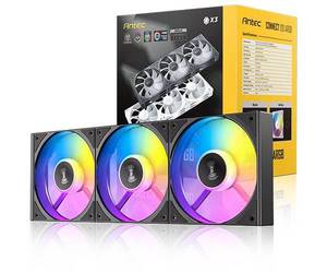 מאווררים למארז | ANTEC Connect C120 Reverse ARGB BLACK 3PK