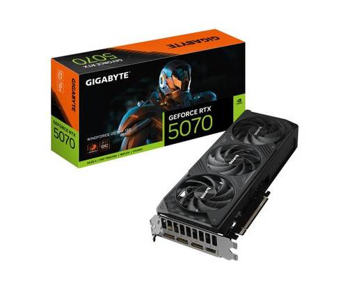 כרטיס מסך GIGABYTE GeForce RTX 5070 WINDFORCE OC SFF 12GB - - תמונה נוספת