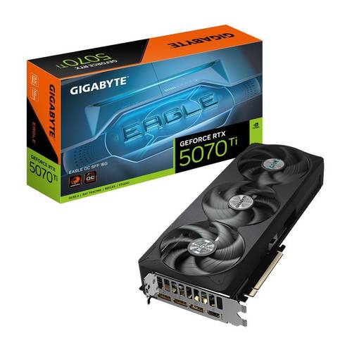 Gigabyte כרטיס מסך GIGABYTE GeForce RTX 5070 Ti EAGLE OC SFF 16G - ₪4