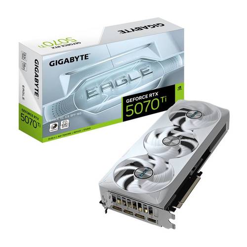 Gigabyte כרטיס מסך GIGABYTE GeForce RTX 5070 Ti EAGLE OC ICE SFF 16G