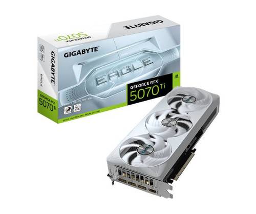 כרטיס מסך GIGABYTE GeForce RTX 5070 Ti EAGLE OC ICE SFF 16G - תמונה נוספת