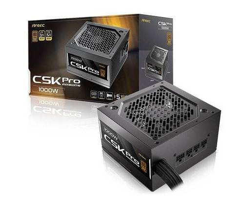 ספק כוח ANTEC CSK 1000 PRO ATX3.1 Rdy Semi-Modular 80Plus Br - מבט קרוב