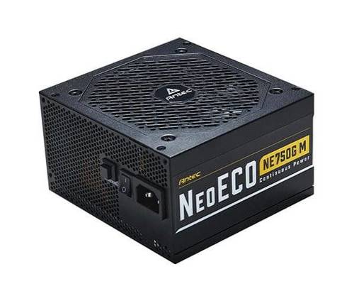 ספק כוח Antec NeoEco 750W Gold fully Modular120mm Silent Fan - מבט קרוב