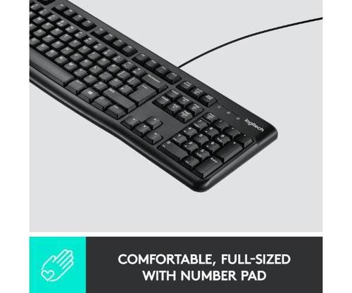 LOGITECH K120 - מקלדת חוטית עברית אנגלית - ₪54.00 - תמונה נוספת