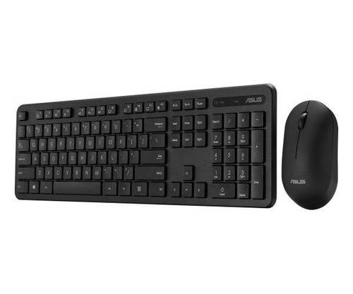 סט אלחוטי ASUS CW100 HEBREW ENGLISH WIRELESS MOUSE And KEYBO - מבט קרוב