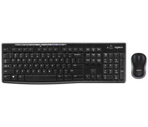 Logitech סט מקלדת ועכבר אל חוטי Logitech Wireless Desktop MK270 - ₪13
