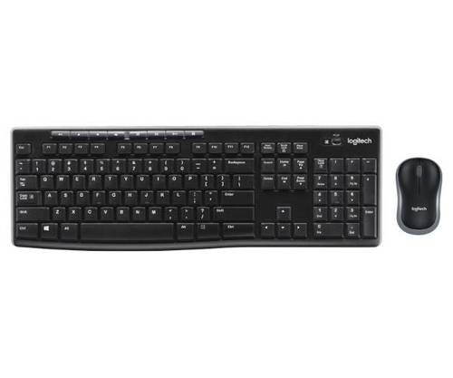 סט מקלדת ועכבר אל חוטי Logitech Wireless Desktop MK270 - ₪13 - מבט קרוב