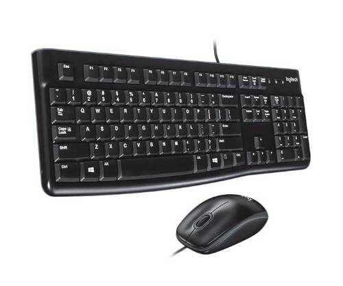 Logitech סט מקלדת ועכבר חוטי Logitech MK120 - תמונה נוספת