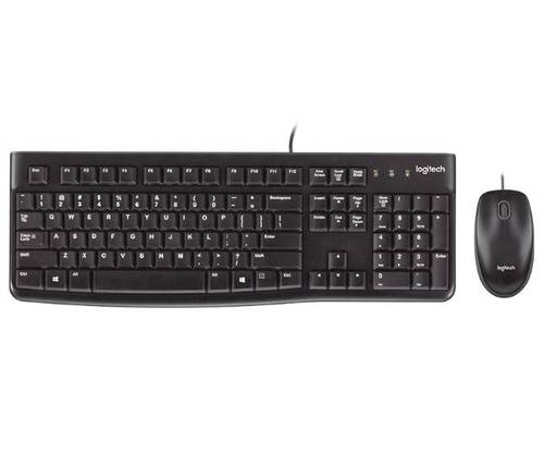Logitech סט מקלדת ועכבר חוטי Logitech MK120 - מבט קרוב