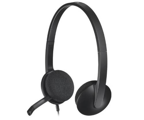 אוזניות Logitech USB Headset H340 With Microphone - ₪132.00 - תמונה נוספת