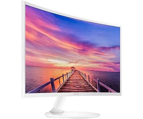 מסך קעור לבן Samsung C27F391FHR FHD VA HDMI VGA 4ms - ₪884.0 - תמונה נוספת