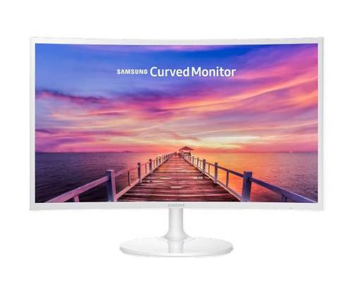 מסך קעור לבן Samsung C27F391FHR FHD VA HDMI VGA 4ms - ₪884.0 - מבט קרוב