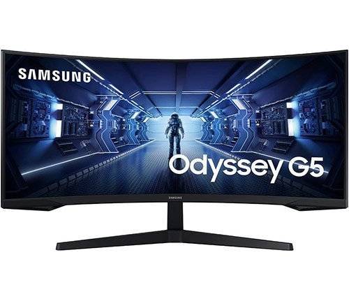 מסך Samsung Odyssey G5 Series Ultra WQHD 34 VA 1ms HDMI DP - - מבט קרוב