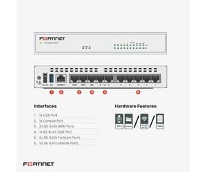 נתב פיירוול שירות לשנה | Fortinet Fortigate 60F