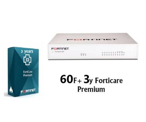 באנדל מכשיר 60F ורשיון FortiGate-60F HW PLUS 3y - ₪5,847.00 - מבט קרוב