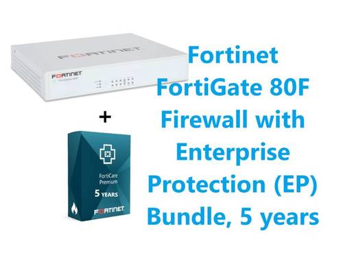 Fortinet מכשיר ורשיון Fortinet FortiGate 80F Firewall with UTP Bundle