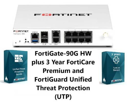 באנדל מכשיר ושירות Fortigate-90G Plus 3Y FortiCare Prem and - תמונה נוספת