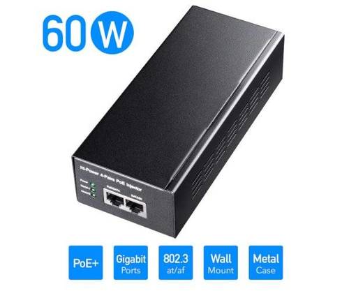מזרק Cudy 60W Gigabit PoE Injector Adapter up to 100 Meters - תמונה נוספת