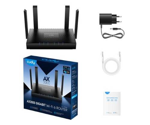 נתב אלחוטי Cudy WR3000 AX3000 WiFi6 Multi Router/Repeater/AP - תמונה נוספת