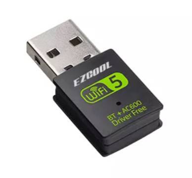 מתאם רשת אלחטית EZcool 600Mbps Dual Band USB WIFI Adapter -B - זווית נוספת