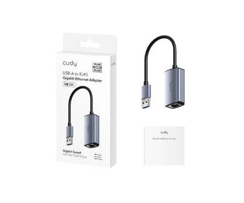 כרטיס רשת CUDY UE10A USB-A 3.0 TO RJ45 UP TO 1GB - ₪67.00 - - תמונה נוספת