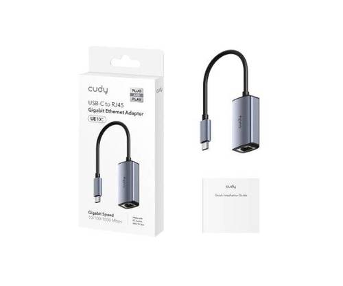 כרטיס רשת CUDY UE10C USB-C TO RJ45 UP TO 1GB - ₪61.00 - Cudy - תמונה נוספת
