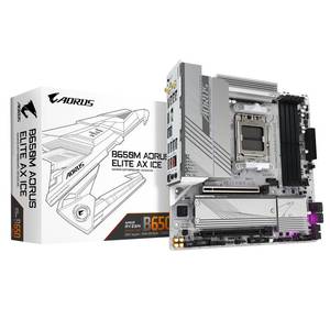 לוח | Gigabyte B650M A ELITE AX ICE | ATX | AM5 | WIFI | BT PCIE5.0 White