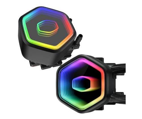 ק.נוזלי Cooler Master 360 Core II Black 280W TDP Intel/Amd - - מבט קרוב