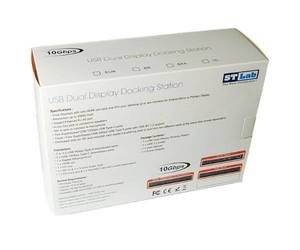 תחנת עגינה אוניברסלית | ST-LAB U-2450 | USB 10G DUAL Display DVI | HDMI