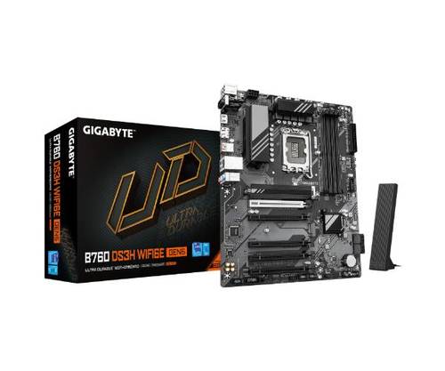 לוח אם B760 DS3H WF6E GEN5 ATX DDR5 PCIE5.0X16 WIFI6E Gigaby - זווית נוספת