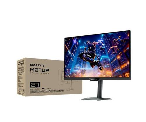 מסך גיימינג Gigabyte M27UP 4K SS IPS 160Hz 1MS HDR USB HUB - - מבט קרוב