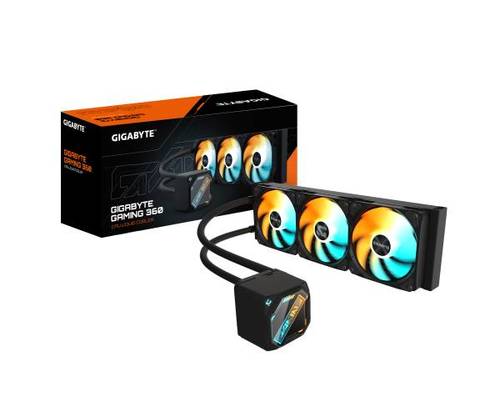 Gigabyte קירור נוזלי משולש Gigabyte Gaming 360 3XARGB 120MM - מבט קרוב