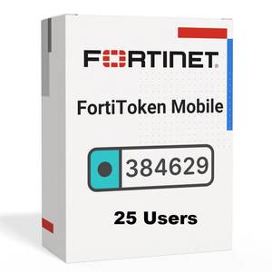 רישיון | Fortinet FortiTokenMobile 25 User Electronic License