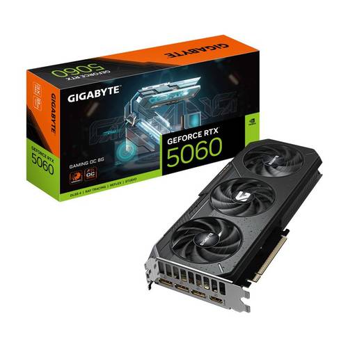 Gigabyte כרטיס מסך Gigabyte GeForce RTX 5060 Gaming OC 8GB - ₪1,800.0