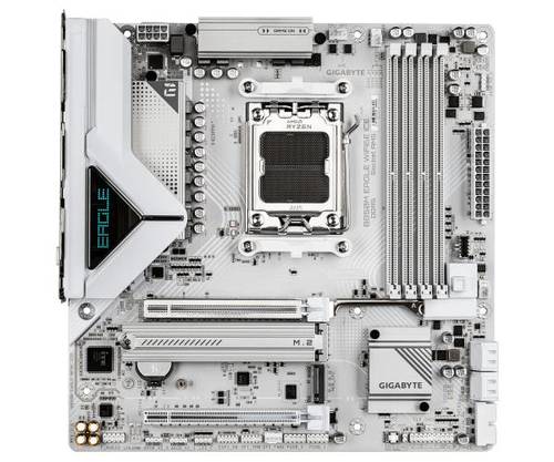 לוח אם GIGABYTE B850M EAGLE WIFI6E ICE M-ATX DDR5 AM5 BT 2.5 - תמונה נוספת