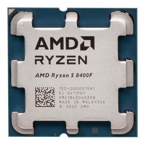 AMD מעבד AMD Ryzen 5 8400F Zen4 6 Cores 12 Threads Up to 4.7GHz