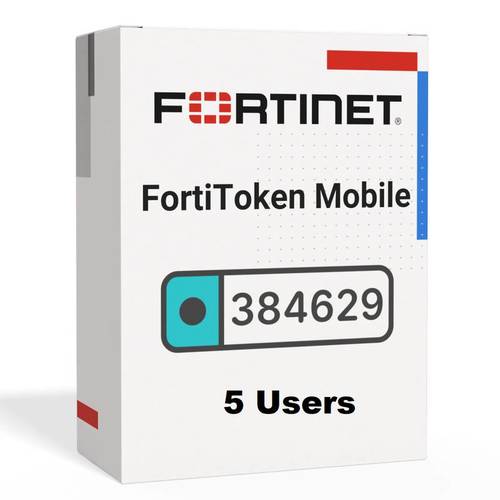 Fortinet רישיון Fortinet FortiTokenMobile 5 User Electronic License -