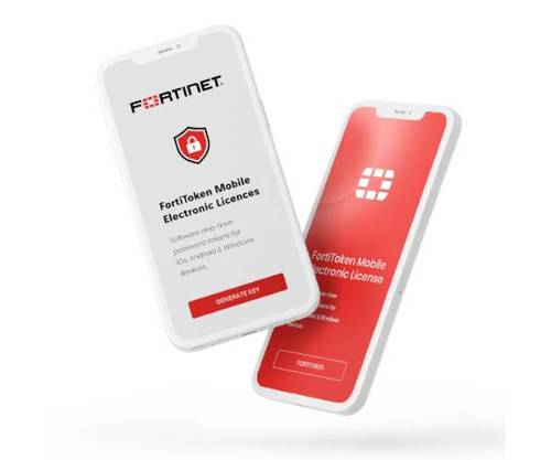 רישיון Fortinet FortiTokenMobile 5 User Electronic License - - מבט קרוב