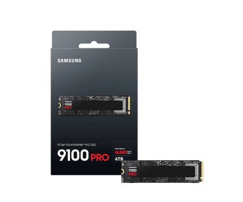 דיסק פנימי Samsung 9100 PRO 4TB Gen5 M.2 NVME 2.0 14800/1340 - מבט קרוב