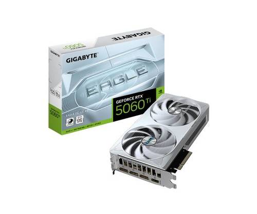 כרטיס מסך Gigabyte GeForce RTX 5060 Ti EAGLE ICE OC 8GB whit - תמונה נוספת