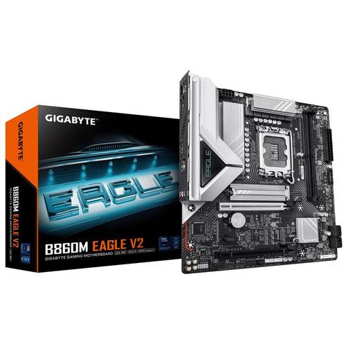 Gigabyte לוח למעבד דור 15 Gigabyte B860M EAGLE V2 M-ATX 2.5GB LAN - ₪