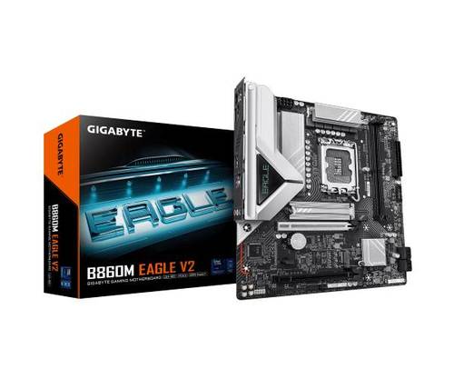 לוח למעבד דור 15 Gigabyte B860M EAGLE V2 M-ATX 2.5GB LAN - ₪ - זווית נוספת