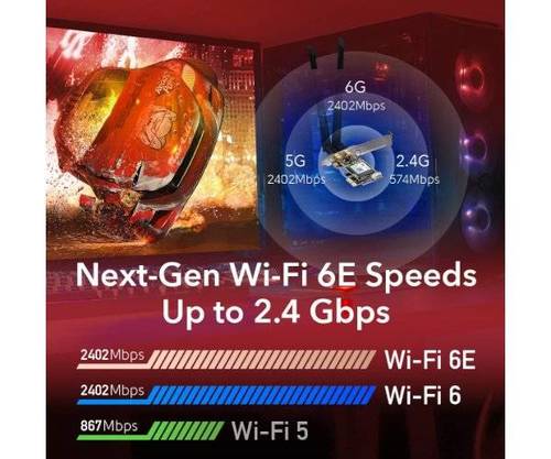 רשת אלחוטי Cudy WE3000 AX200 WIFI 6 Bluetooth 5.2 PCI-E - ₪1 - תמונה נוספת